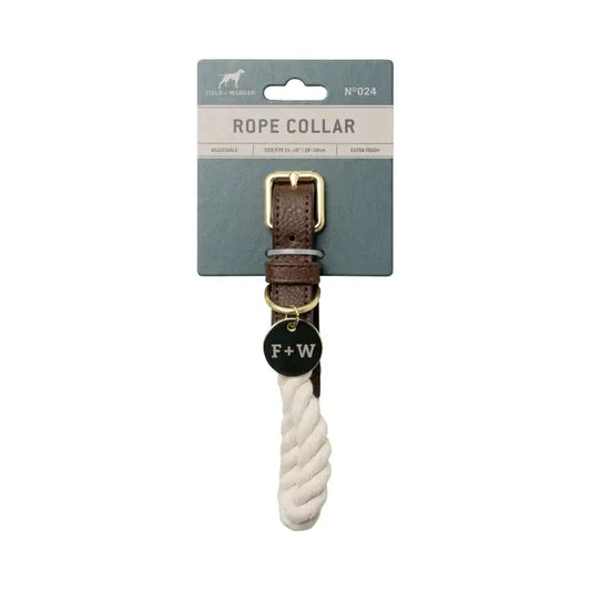 Dog Collar - Small, Cream