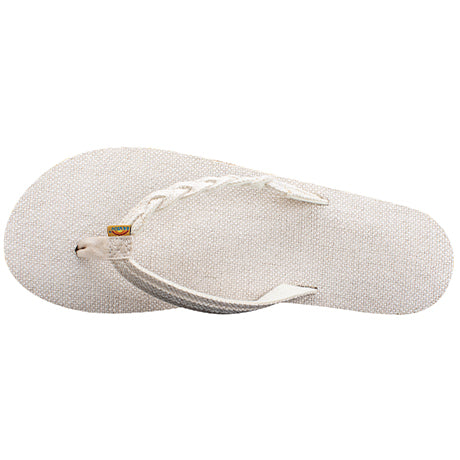 Rainbow flip flops hemp hot sale